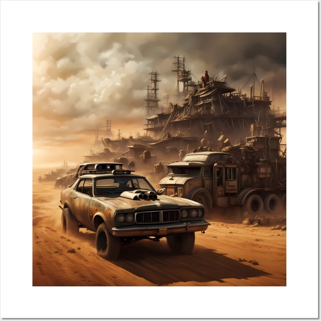 Mad max fury road inspired art Wall Art by IOANNISSKEVAS